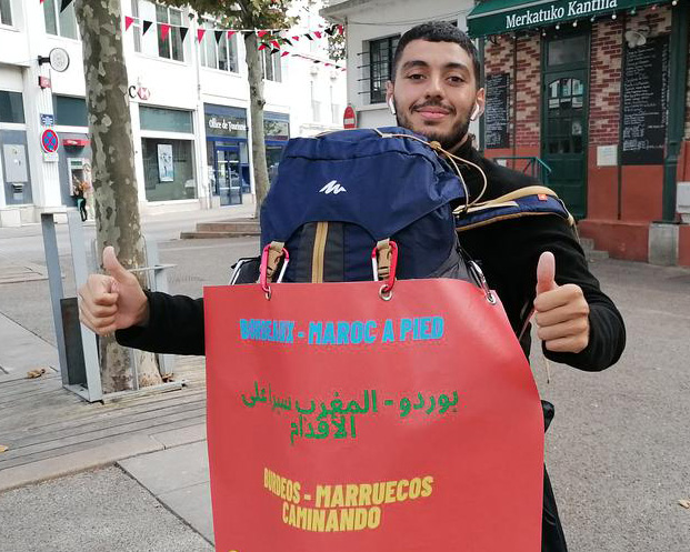 من بوردو إلى طنجة مشياً … تحد إنساني ورياضي لجمع التبرعات لدور الأيتام في المغرب