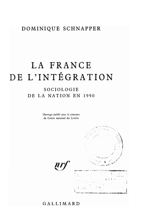 LA FRANCE DE LINTEGRATION