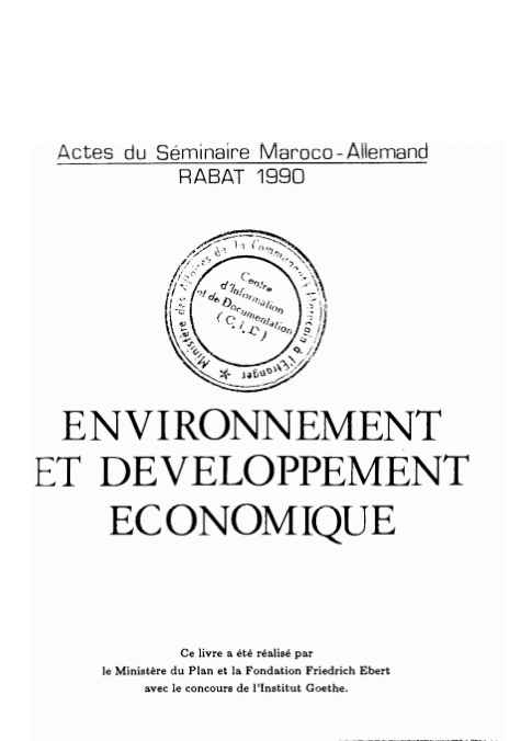 Environnement et developpement