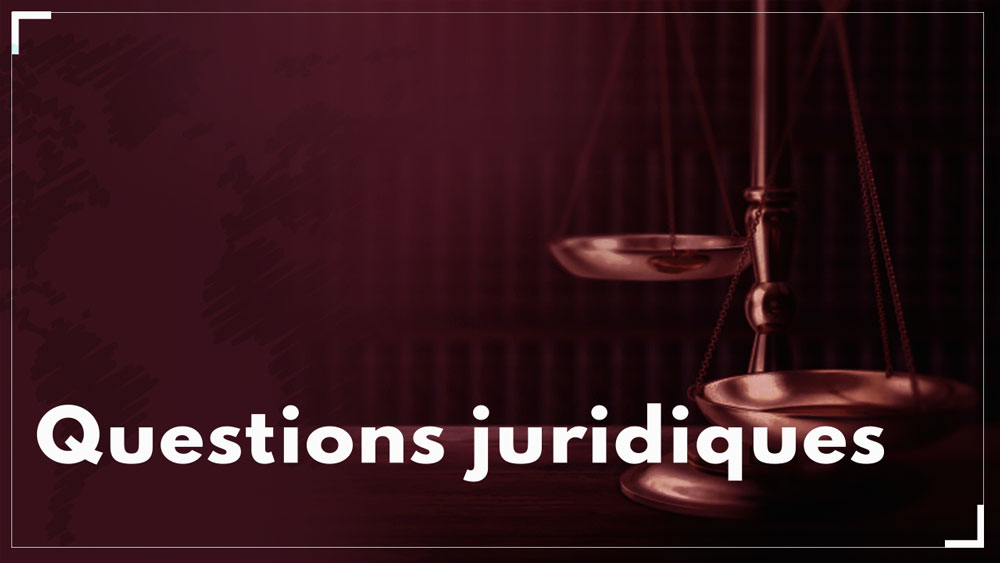 Questions juridiques