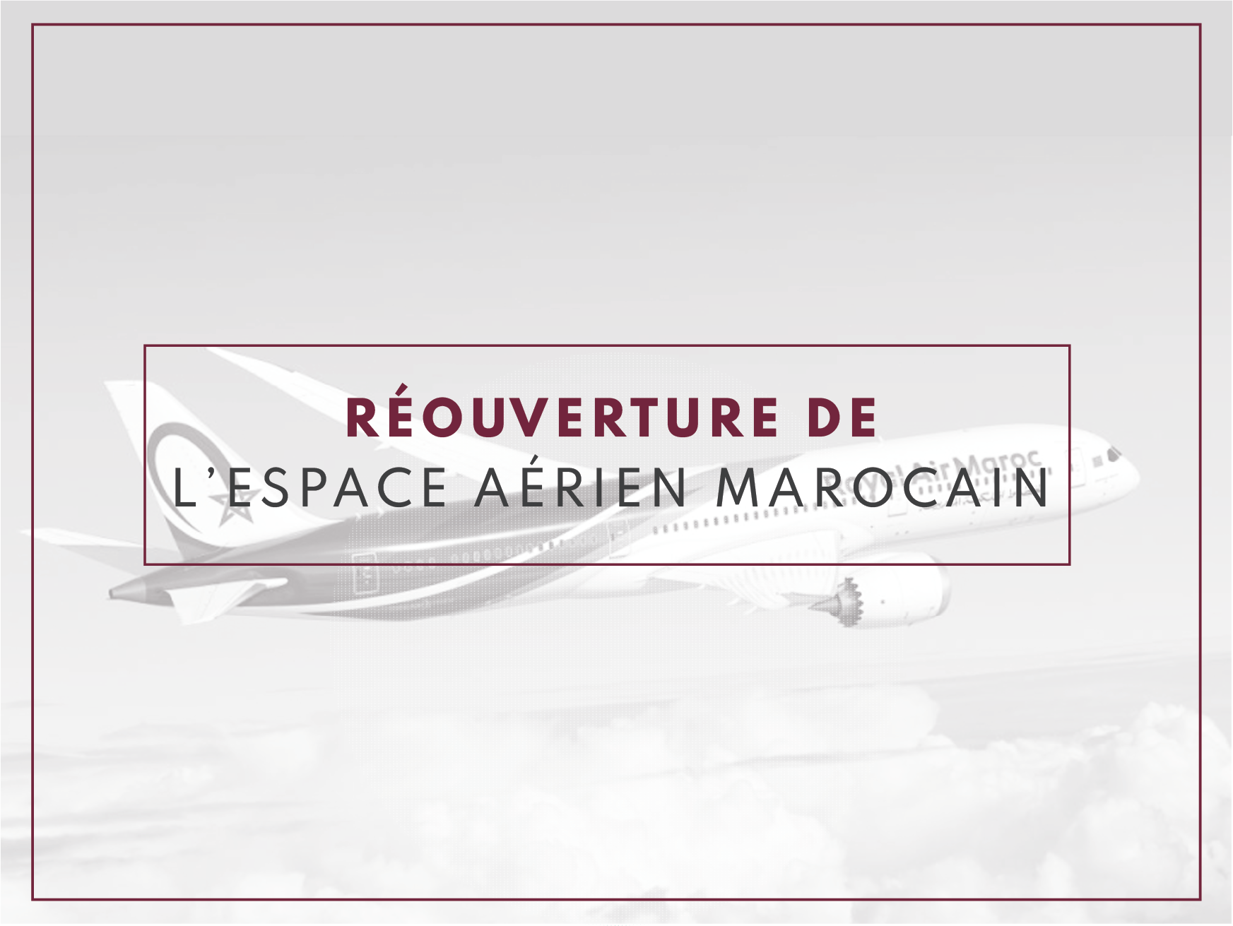 Réouverture de l’espace aérien marocain