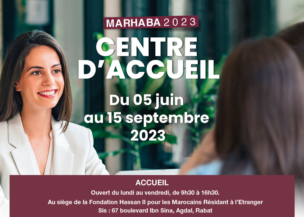 Centre d’accueil MARHABA 2023