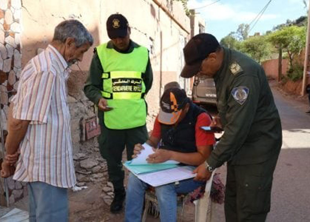 Séisme d’Al Haouz : lancement des opérations de recensement des bâtiments endommagés par le séisme