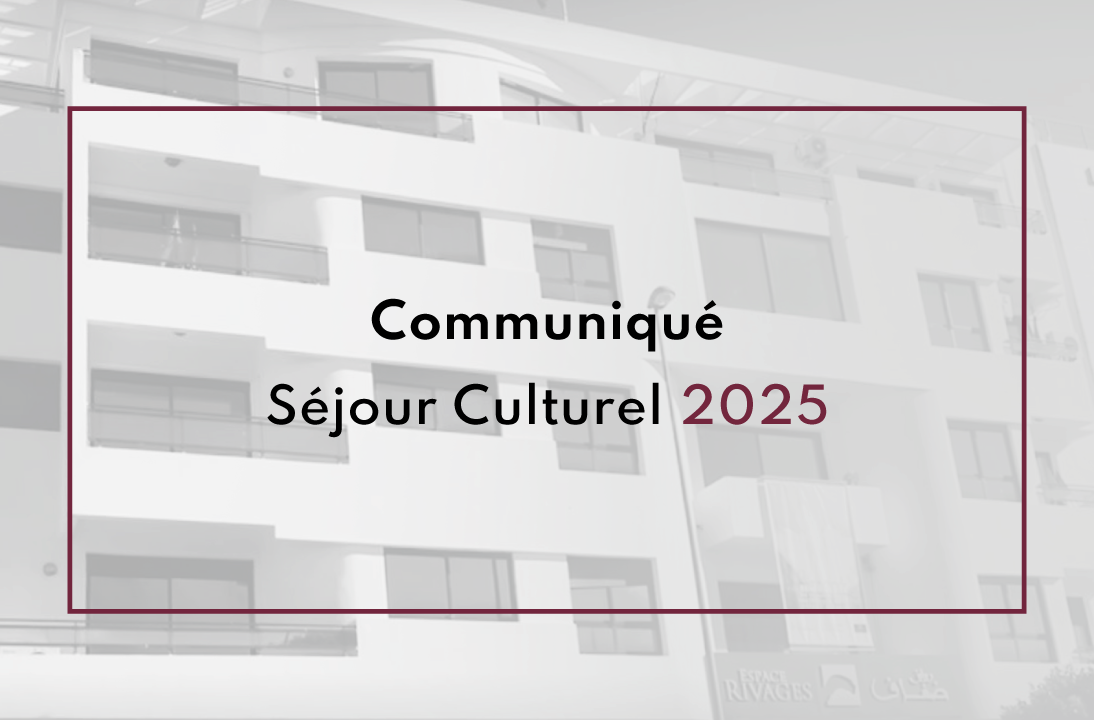 Communiqué Séjour Culturel 2025