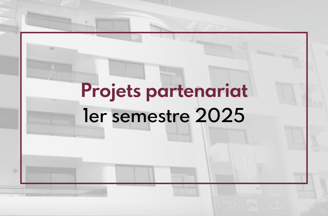 Projets partenariat – 1er semestre 2025