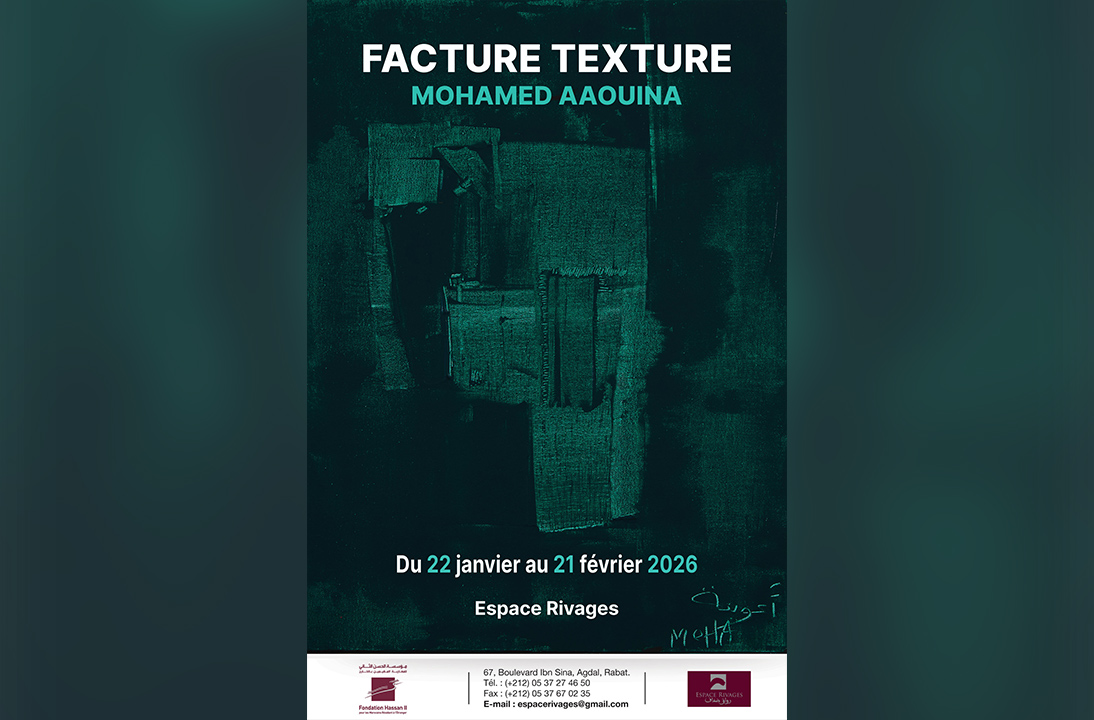 Exposition « Facture Texture » de l’artiste Mohamed Aaouina