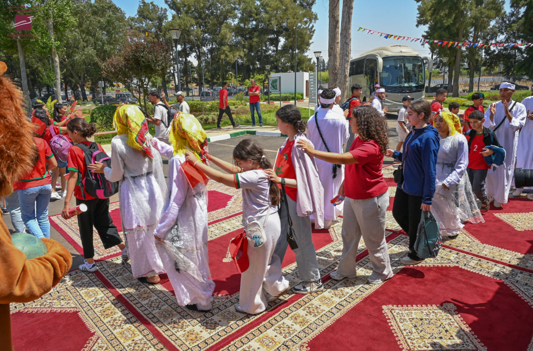 Séjour Culturel 2026, Arrivée des enfants participants